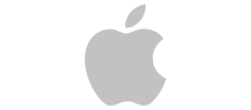 Apple logo grey copy